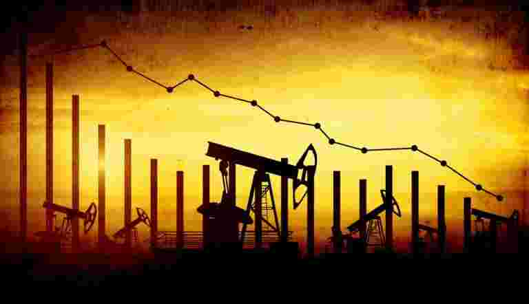 由于美国原油股升至2017年9月以来，油价下跌
